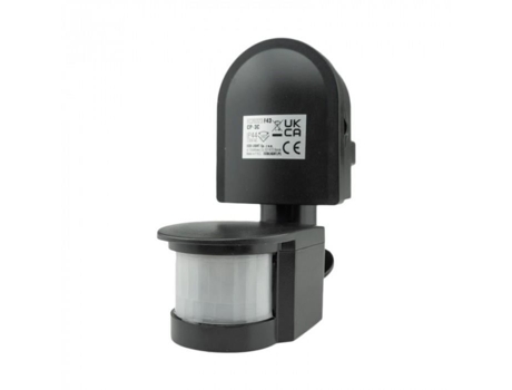 Detector de Movimento Pir de Superfície ECOLIGHT Cp-3C Preto Ângulo 180 Alcance 12M