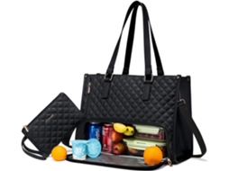 Bolsa Térmica Para Almoço, 15,6 Polegadas, Compatível Com Computador Portátil, Estrutura Prática, Reutilizável E Fácil De Transportar