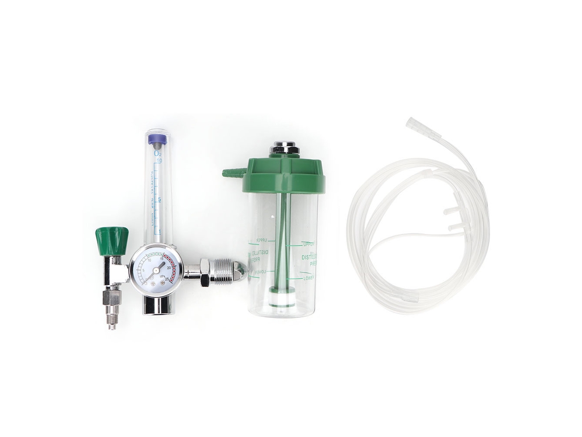 Yuru redutor de Pressão de Oxigênio Médico Medidor de Fluxo com Rosca Macho G5/8 14 Wx Yq01 (cga540)