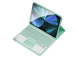Teclado Bt Sem Fio Teclado Usb Capa De Couro Pu Para Ipad Air 4/5 10.9in Pro 11in