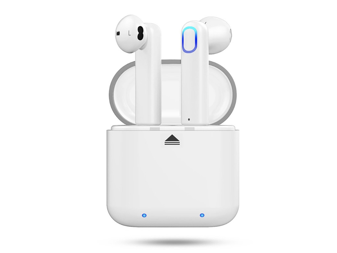 Fones De Ouvido Sem Fio Bluetooth, Bluetooth 5.0, Cancelamento De Ruído Com Microfone Embutido, Branco