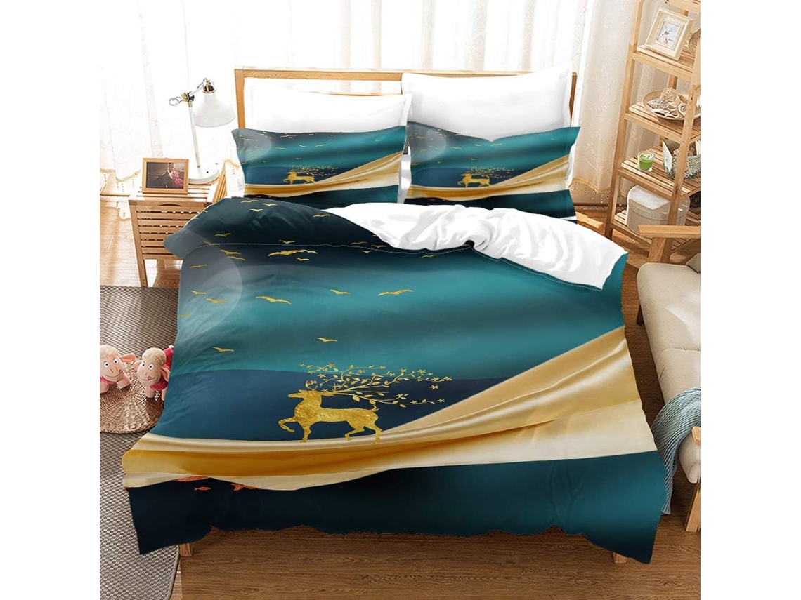 Capa de Edredom Infantil em Microfibra Fronha 200x200 Cm (LxA)