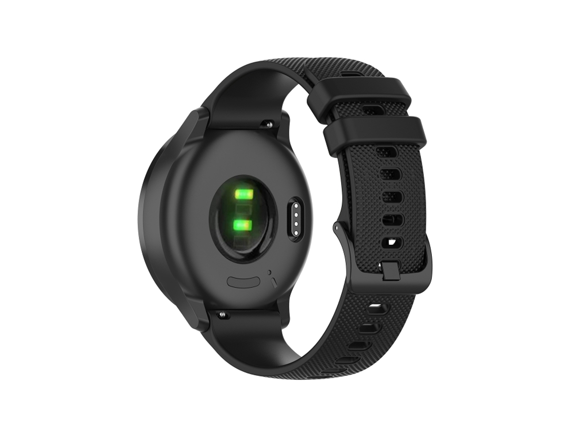 Bracelete Silicone Xadrez Preto para Samsung Galaxy Watch 3 45mm XIAOMOYU