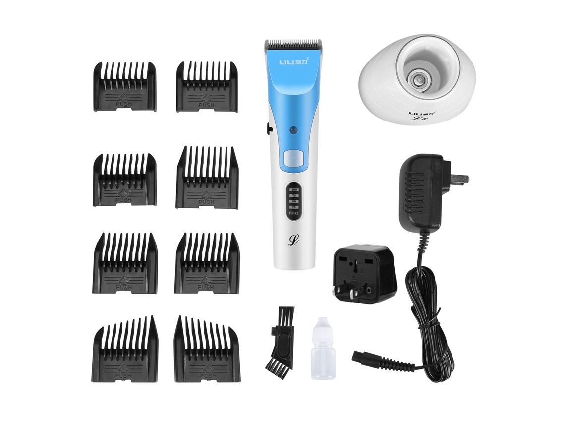 Tesoura de cabelo elétrica recarregável 2026 com tela LCD, máquina de cortar cabelo, barbeador, ferramentas de corte de barbeiro