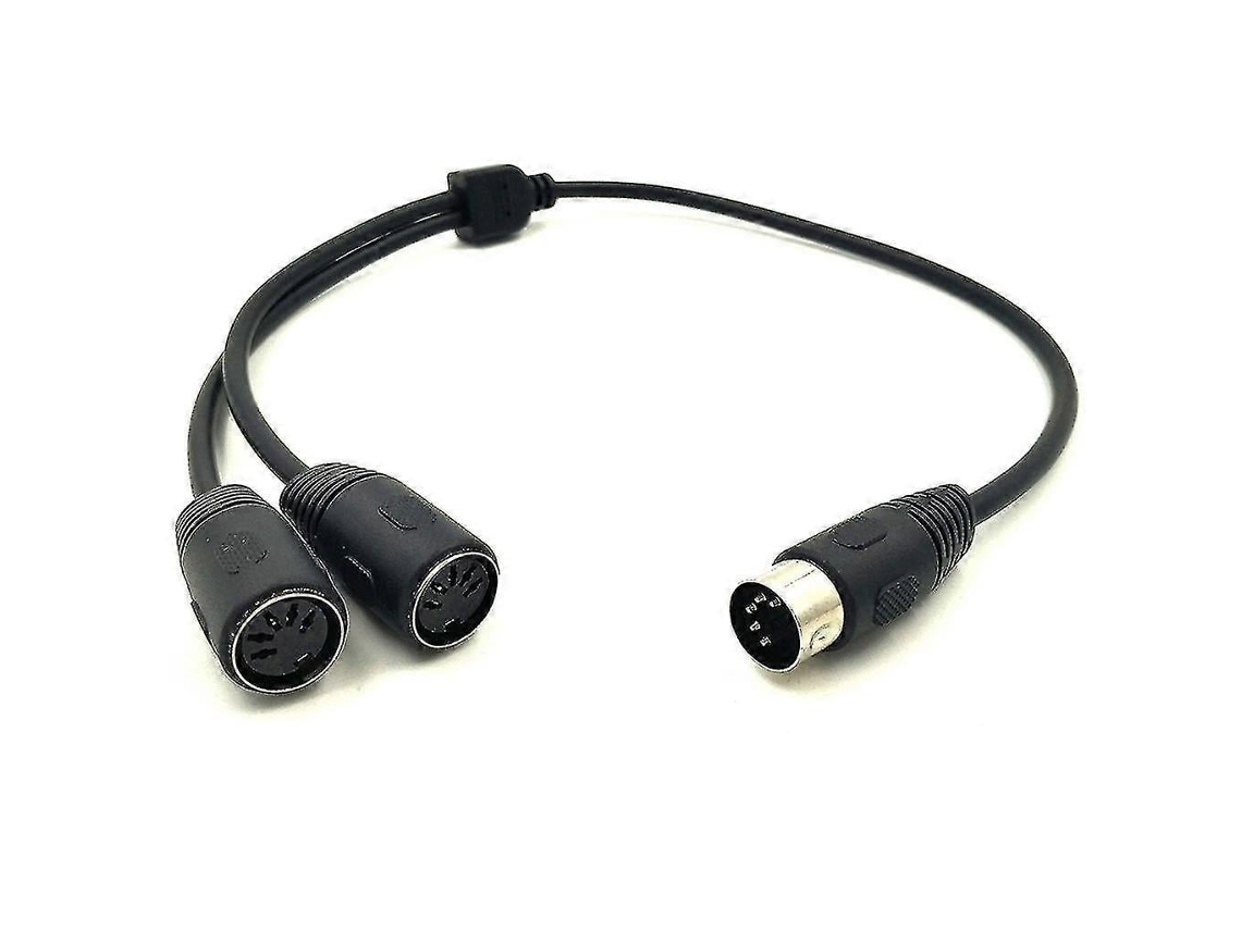 Lurelia Cabo Divisor Midi Din 5 Pinos, Adaptador Y Para Teclados, Pianos E Sintetizadores, Guitarra E Baixo