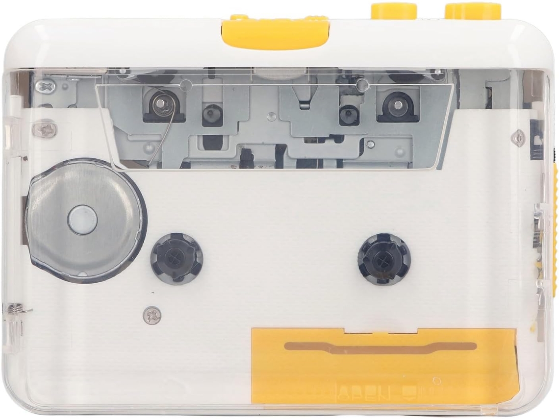 Conversor Portátil de Cassete para Mp3 Alimentado por Usb com Alto falante. SFUSHOS