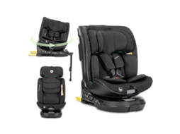 Cadeira Auto Solaris I-size (40-150 Cm) Isofix Com Rotação De 360° E Perna De Apoio Lorelli - Black