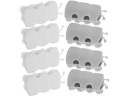 Conjunto De 8 Suportes De Silicone Para Garrafas De Água, Com Ventosa Para Prova D Água E Reutilizável