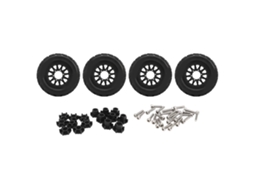 Mali kit de Pneus de Neve Rc 1:10 com Rodas Aderência Forte Anti derrapante para Traxxas B Tamiya Acessórios de Carro Rc