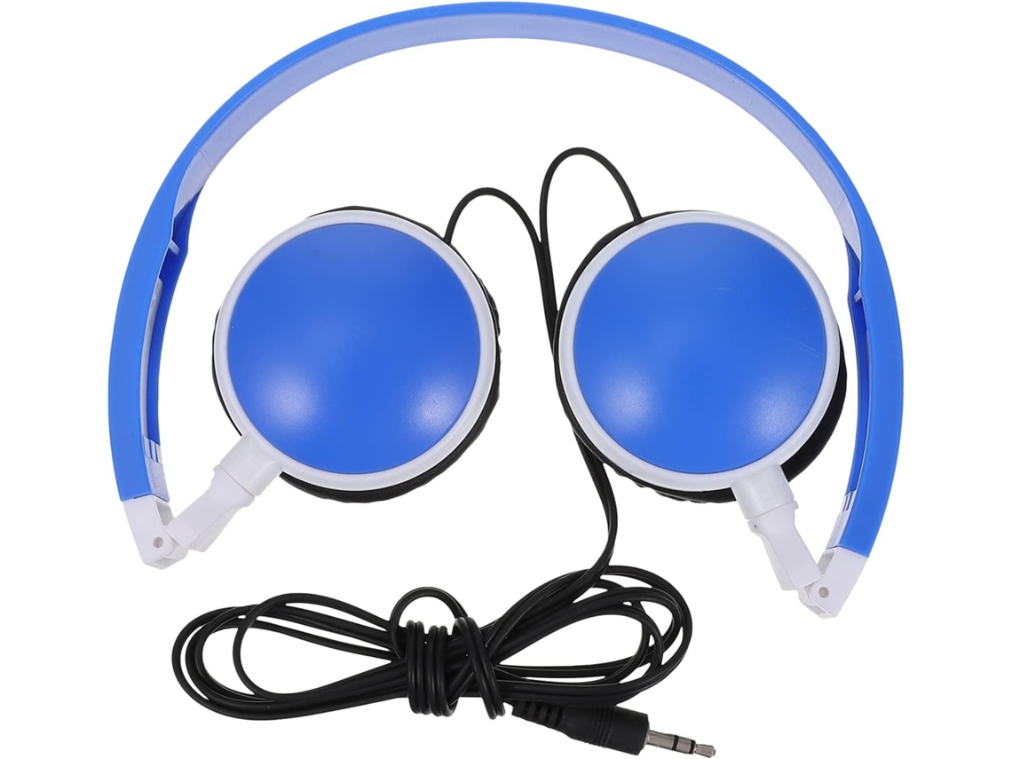 Fone De Ouvido Infantil Dobrável Estéreo Para Música, Abs Pvc, Supra Auricular