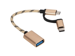 Cabo Adaptador 2 em 1 Usb c Android LAXISCREED