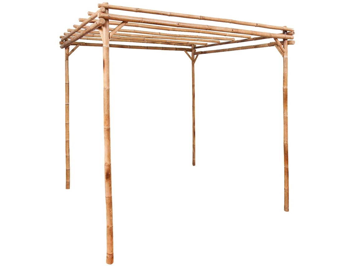 Vidaxl Pérgola De Bambu 170x170x220 Cm