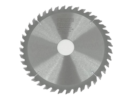 Lâmina de Serra Circular Hm D. 160 X Al. 30 X Th. 2,5/1,6 Mm X Z40 Alt para Madeira Eleth Ii  FIRST ITALIA