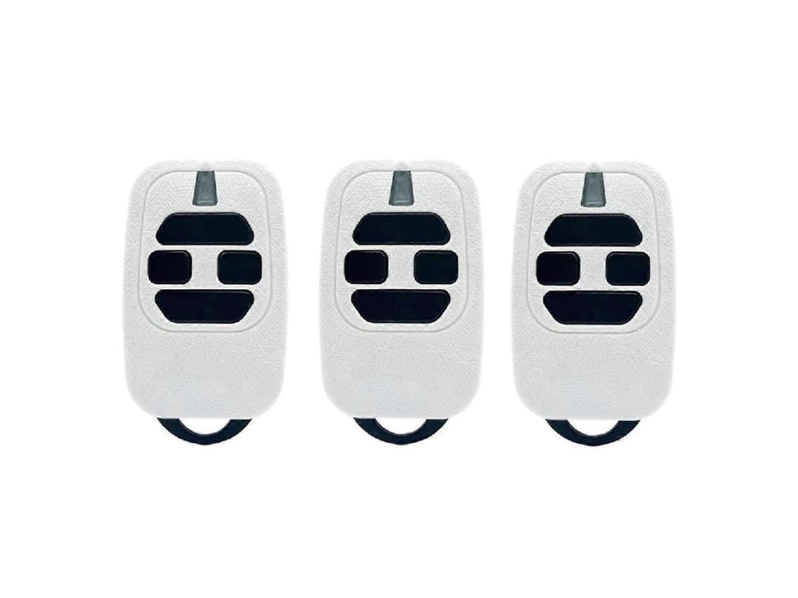Conjunto De 3 Controles Remotos Para Porta Garagem, Código Rolante De 433, 92 Mhz, Compatíveis Com Os Transmissores Portáteis Das Séries Gt4
