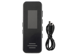 Gravador De Voz Digital Portátil De 32 Gb Com Clipe Traseiro Bluetooth 5.2 E Reprodutor De Mp3 Com Tela Hd De 0,96 Polegadas Brilvibera