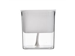 Ronjoe-vaso De Planta Com Rega Autossuficiente Semitransparente Para Interior Office Home