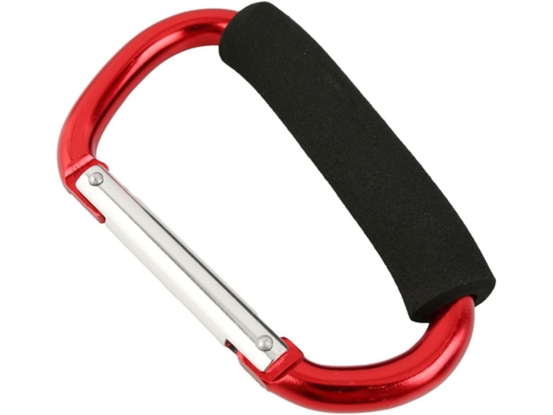 Mosquetão De Alumínio Grande Em Formato D, Com Esponja, 14 Cm (5,5