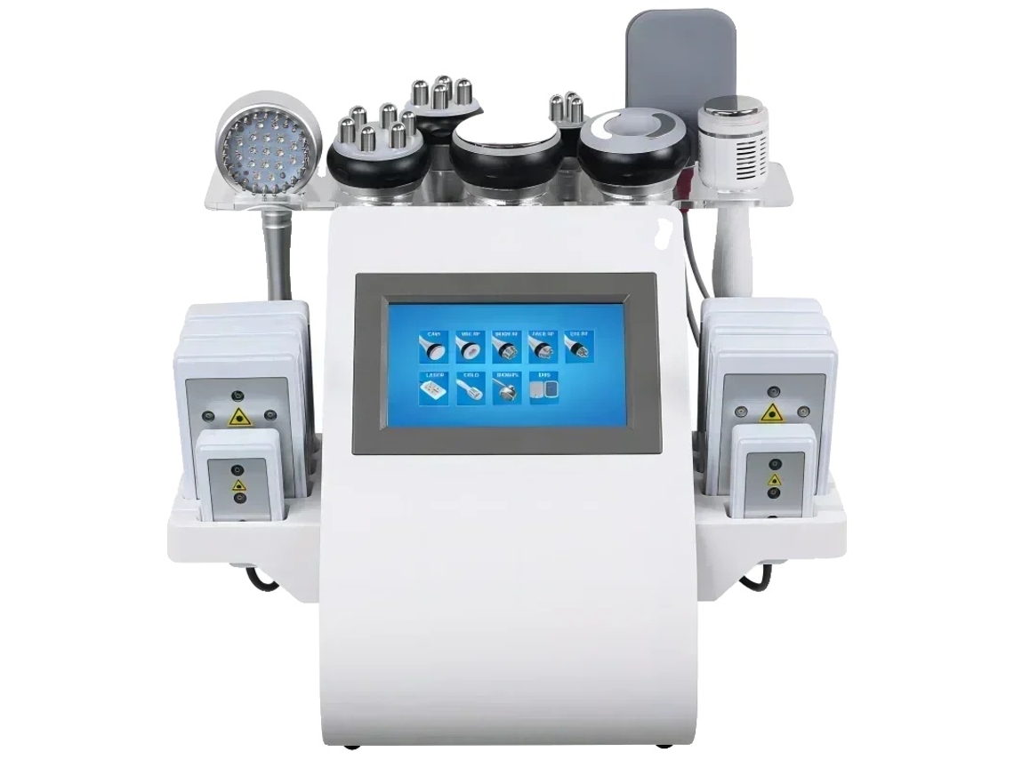 Máquina De Cavitação 40k, Tecnologia 6 Em 1, Intensidade Ajustável,220v Eu Plug Oem