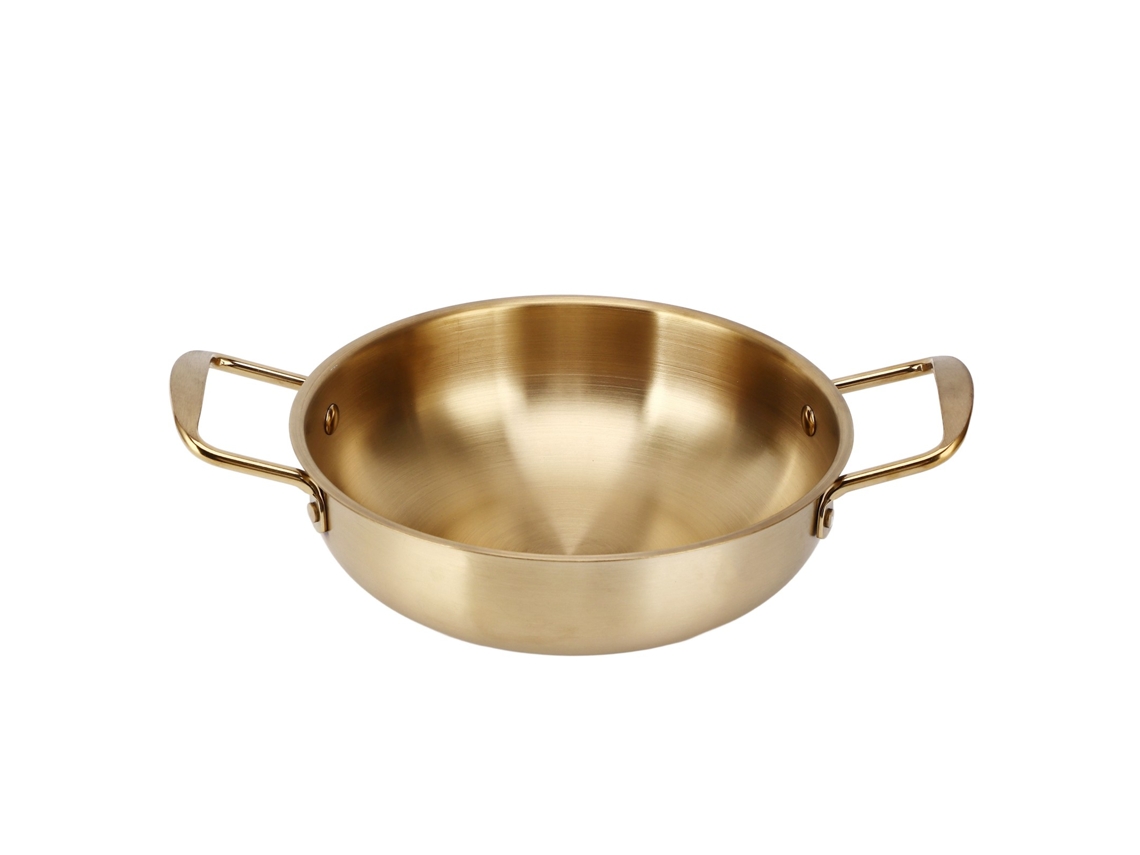 Panela de Aço Inoxidável para Macarrão Ramen Coreano 18cm S/MARCA