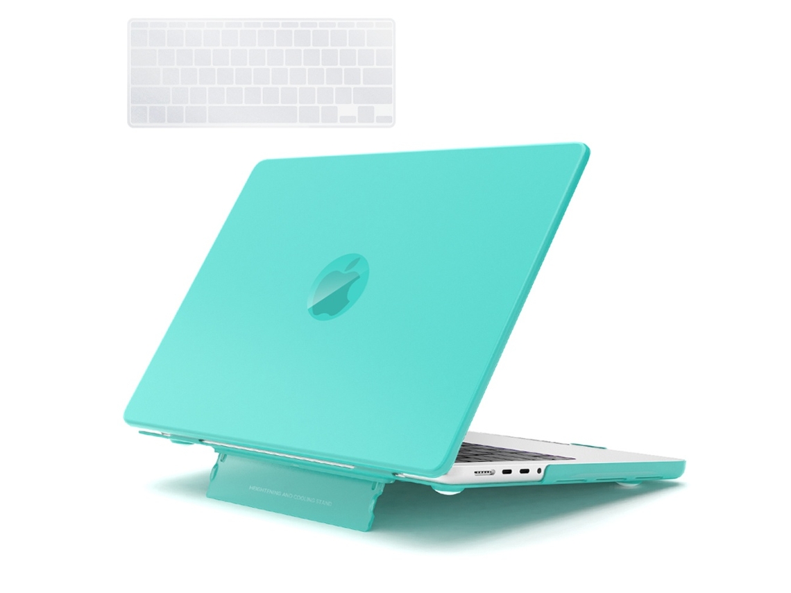 Capa Para Macbook Pro De 13 Com Protetor De Teclado, Verde Elysve