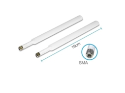 Antena Externa 4G Huawei B525 B535 B310 B315 Branca (2 unidades) BRILVIBERA