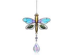 Cristal Pendurado Borboleta Cristal Decorativo Para Casa Escritório Jardim Fazedor De Arco Íris Bola De Cristal Prisma Jeiibrzui