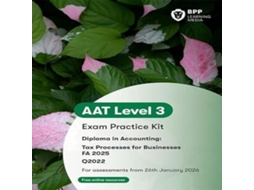 Livro AAT Tax Processes for Businesses de BPP Learning Media (Inglês)