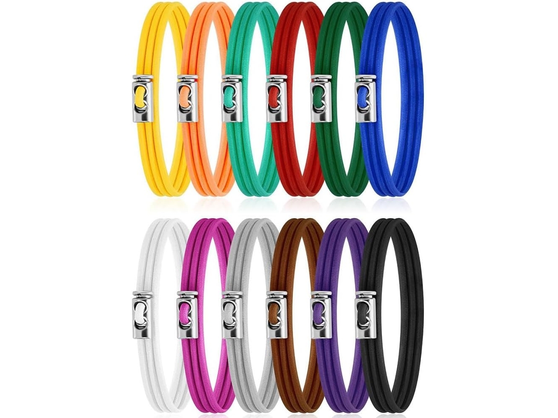 Conjunto de 12 Elásticos para Sacos de Lixo Multifuncionais de 8 a 33 Polegadas. SFUSHOS
