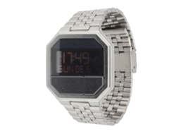 Relógio Digital Masculino Eletrônico de Inox Led Multifuncional Cronômetro Dual Time Prata