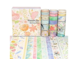 Conjunto de 20 fitas washi retrô, material de escritório, acessórios para diário, grade, scrapbooking, decoração, anúncio da Slowmoose