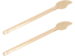Conjunto De 2 Fechos De Bronze Para Móveis, Cor Dourada, Função De Travamento Clássica