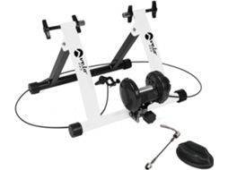 Velo Pro Treinador Magnético Branco, Bicicleta Indoor com 6 Níveis de Resistência, Estrutura Dobrável MONSTERSHOP