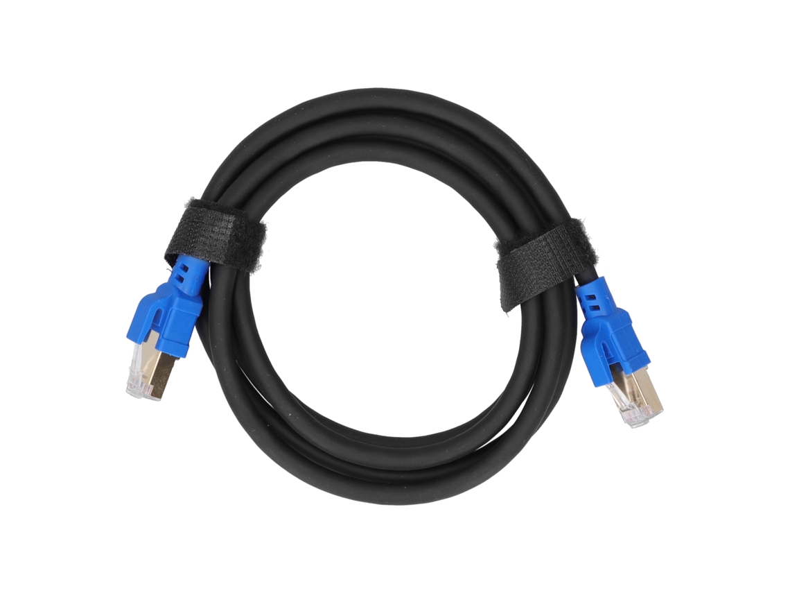 Aetheria cabo Ethernet Cat8 40gbps 2000mhz Rj45 Dourado Lan Wires 1.5m para Routers Hubs