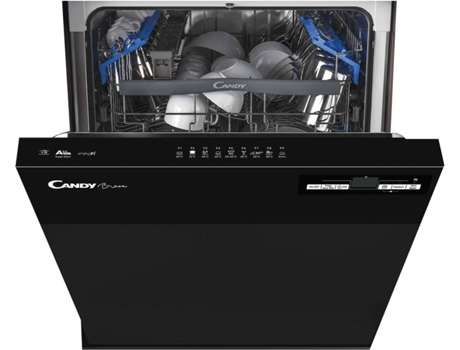 Máquina de Lavar Loiça Encastre CANDY CDSN 2D5 (15 Conjuntos - 59.8 cm - Painel Preto) — 15 Conjuntos