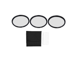 Conjunto de 3 filtros de estrela de 58 mm em vidro óptico com 4, 6 e 8 pontos, estilo starburst, para efeitos especiais, acessórios para câmeras micro SLR. LAXISCREED