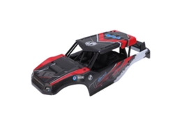 Mali capa de Carro Rc de Escala 1:18 em Pvc Estilo Stylish para Veículo Controle Remoto Vermelho