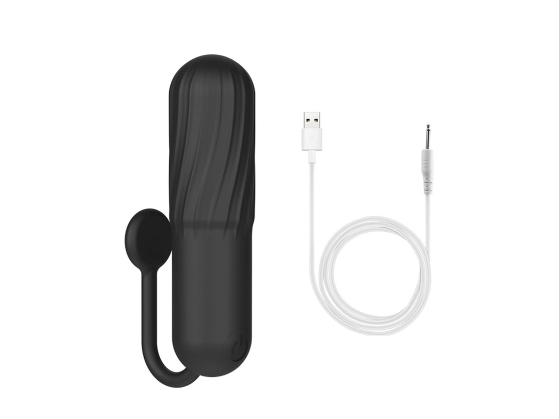 Mini Vibrador De Silicone Recarregvel Usb De 10 Frequncias Para Mulheres (preto)