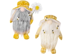 2 Enfeites Decorativos, Figuras Festivas, Gnomos E Abelhas Adoráveis, Decorações Compactas E De Mesa Para Festas.