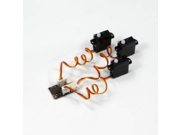 Conjunto 3 Servos Micro 1.7g + Receptor Rx14 4ch Esc Escovado 5a/1s para Micro Aviões Indoor S fhss Dsmx Frsky D16 Flysky MDUG
