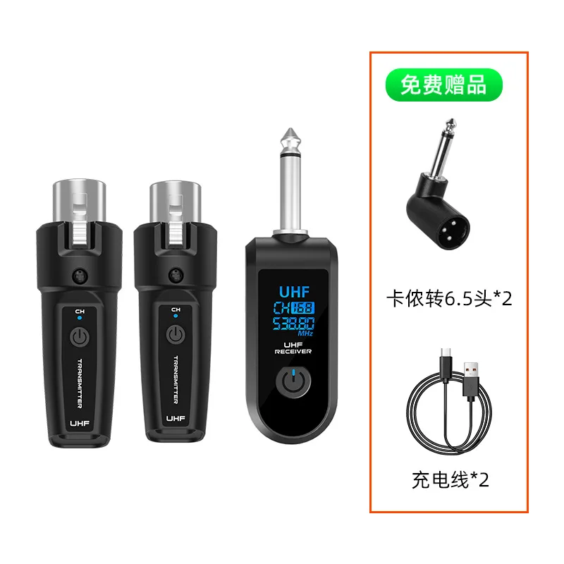 Sistema Transmissor E Receptor De Microfone Sem Fio Com Adaptador Xlr 2.4g