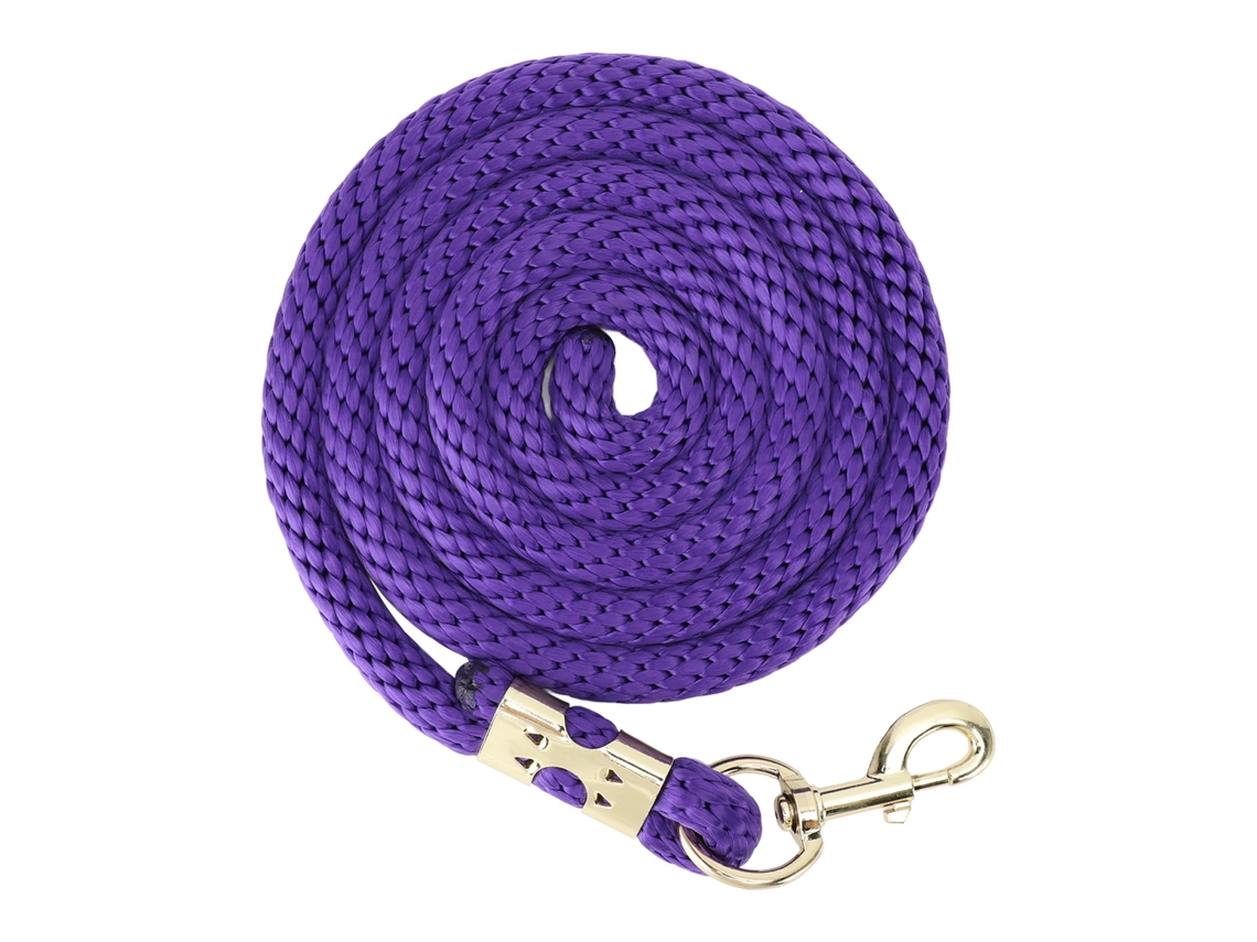Urbannova-linha De Lunging De Cavalo 2m Pp Aço Inox Anti-quebra Roxa
