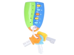 Primerox chave de Brinquedo Simulada de Carro com Luz e Som para Bebês 24 Meses e Acima
