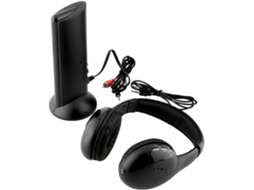 Auriculares Inalámbricos Supraaurales Con Cancelación De Ruido Y Micrófono, Color Negro.