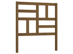 Cabeceira de Cama em Pinho Maciço Castanho Mel MAISON EXCLUSIVE (96x4x104 cm)