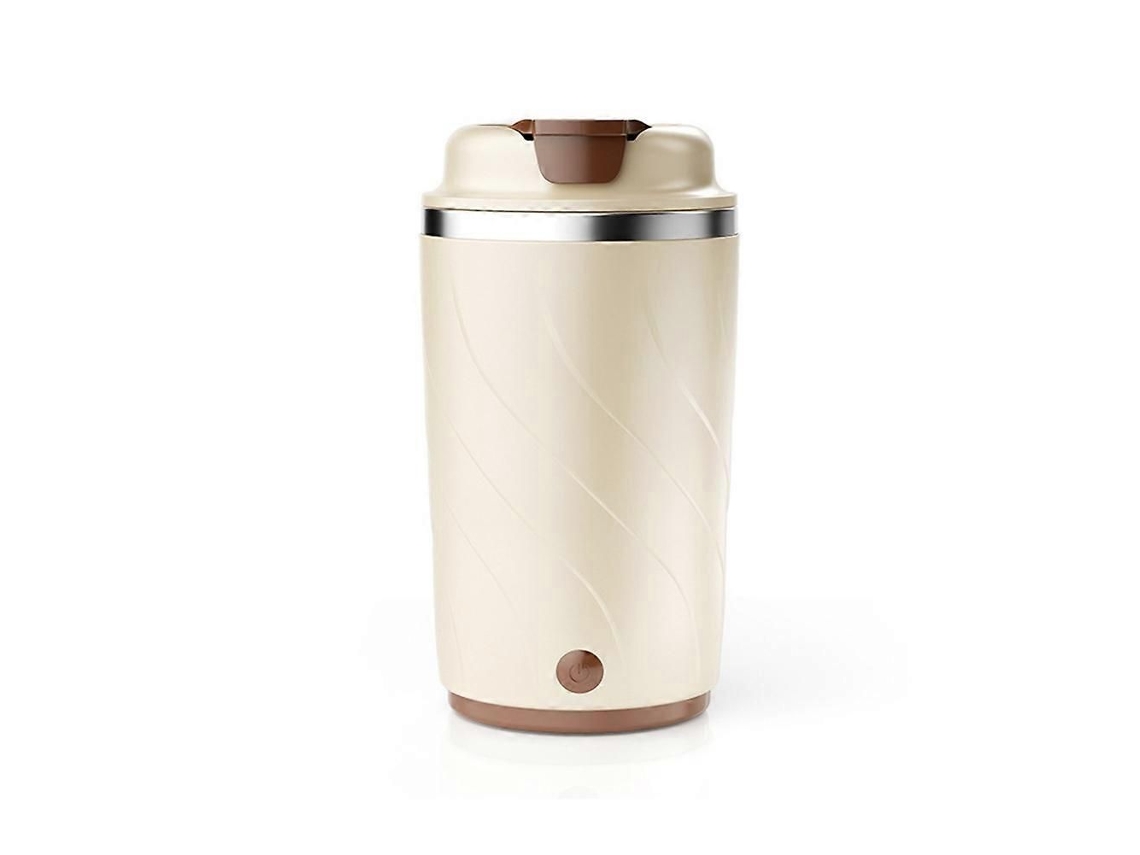 Caneca Elétrica Misturadora Com Misturador Automático, Visor De Temperatura, Ideal Para Viagem, Shakes De Proteína, Escritório, Casa E Camping.