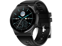 Relógio inteligente masculino com monitoramento de atividades Sono Monitor IP67 resistente à água, rastreador de fitness e pedômetro Bestvite (fita preta)