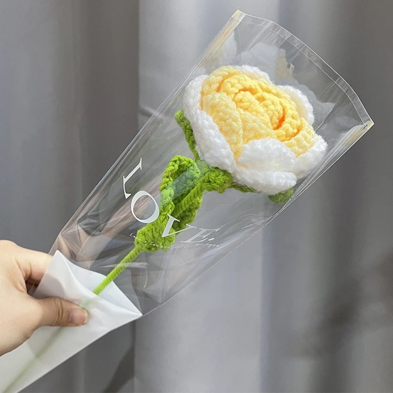 Flores De Crochê, Presente De Formatura Feito À Mão