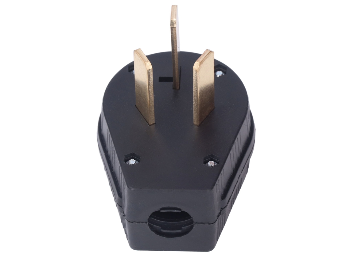 Laxiscreed Conector Industrial De Painel Com 3 Pinos, Contactos De Latão