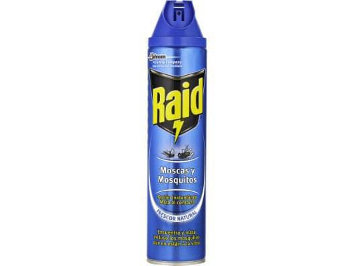 Insecticida Raid Spray Moscas e Mosquitos 600 Ml Preco Uni. Venda Multiplos 1