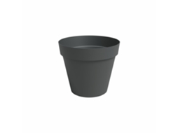 Vaso Redondo Plástico 18cm Antracite ARTEVASI emb. 1 un